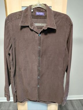Ralph Lauren Purple Label Cotton Corduroy Button Down Shirt ***Please Read